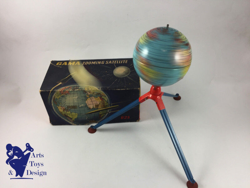 JOUET ANCIEN GAMA NO JOUSTRA REF 825 ZOOMING SATELLITE AV BOITE