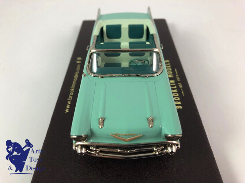1/43 BROOKLIN 229 CHEVROLET BEL AIR CONVERTIBLE 1957 SURF GREEN