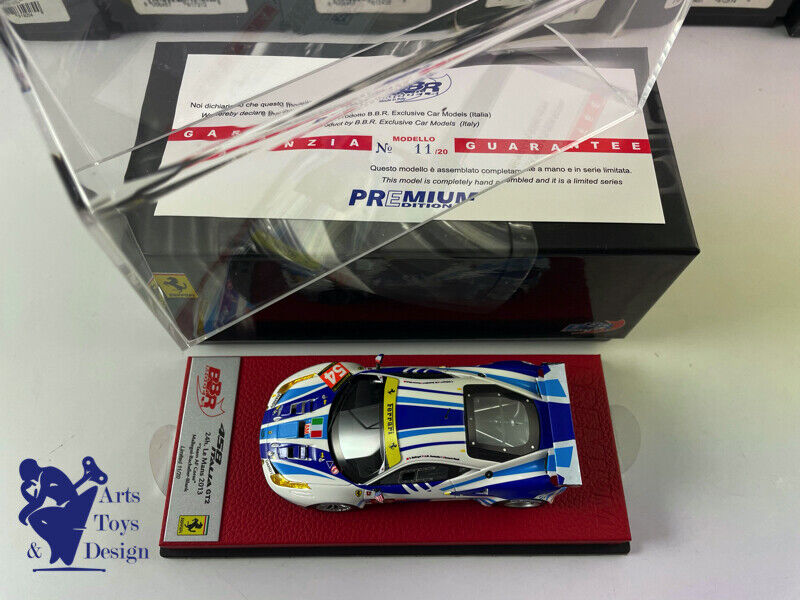 1/43 BBR FERRARI 458 ITALIA GT LE MANS 2013 AF CORSE N°54 MALLEGOL N°11/20