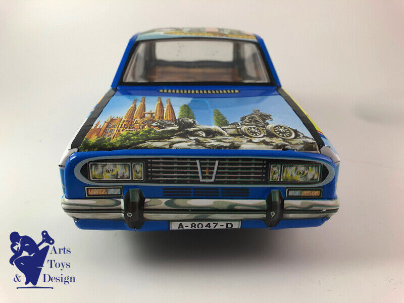 JOUET ANCIEN PAYA 8047 1/12° RENAULT 12 S TURISTICO TOLE FRICTION 37CM VERS 1970