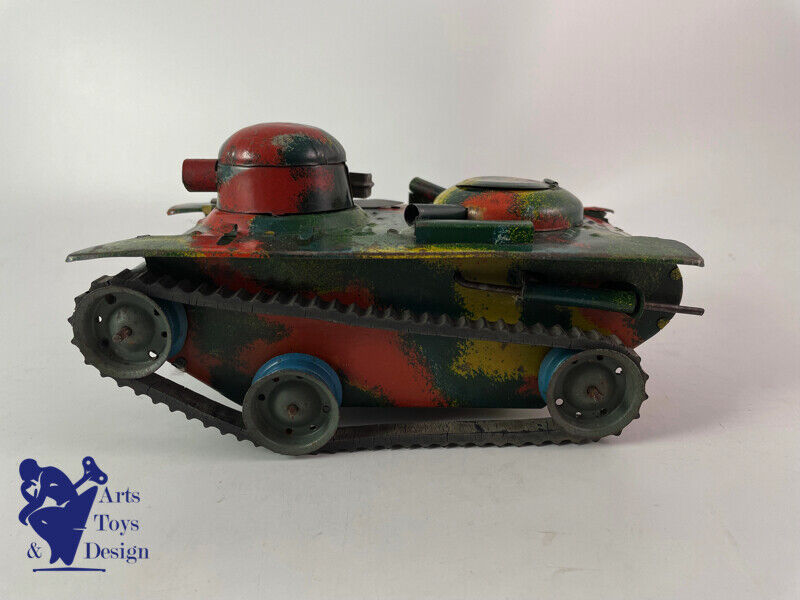 Antique toy Joustra Ref 406 ex factory collection Leonard tank c.1936