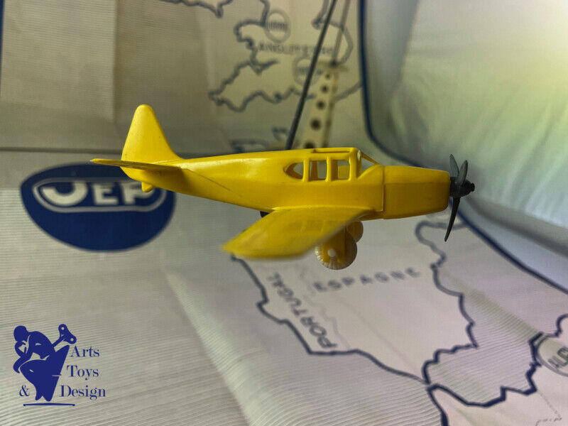 JOUET ANCIEN JEP REF 1235 AVION SUR PYLONE VERS 1950 COMPLET BOITE CARTE NOTICE