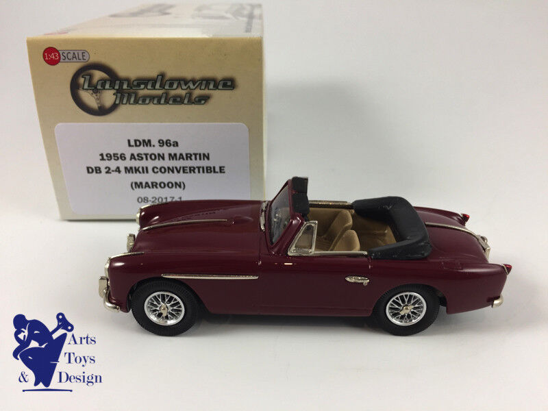 1/43 BROOKLIN LANSDOWNE 96A ASTON MARTIN DB 2-4 MKII CONVERTIBLE 1956 MAROON