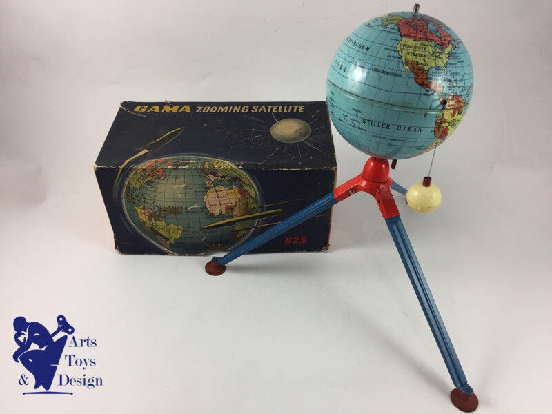 JOUET ANCIEN GAMA NO JOUSTRA REF 825 ZOOMING SATELLITE AV BOITE
