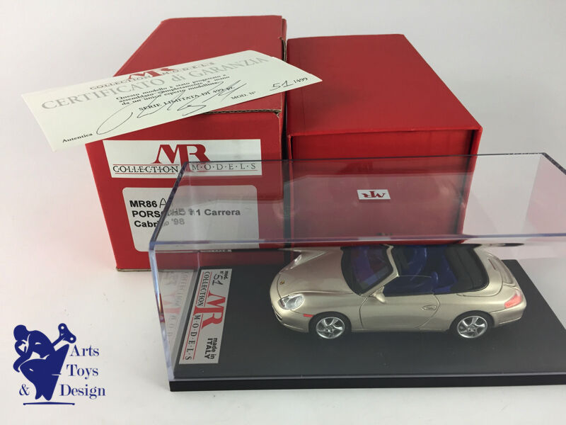 1/43 mr 86a Porsche 911 996 Carrera Cabriolet 98 Factory Built Limited Edition