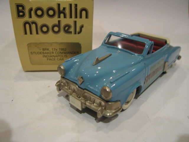 1/43 BROOKLIN 17X STUDEBAKER COMMANDER PACE CAR INDY INDIANAPOLIS 1952