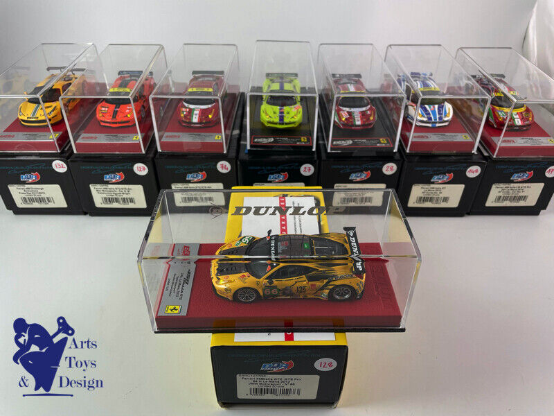 1/43 BBR FERRARI 458 ITALIA GT2 LE MANS 2013 JMW MOTORSPORT N°66 N12/20 DUNLOP