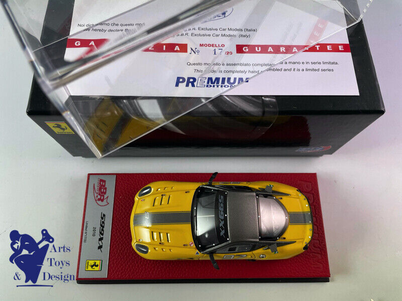 1/43 BBR FERRARI 599XX VALENCIA 2010 CAR N97 N°17/20