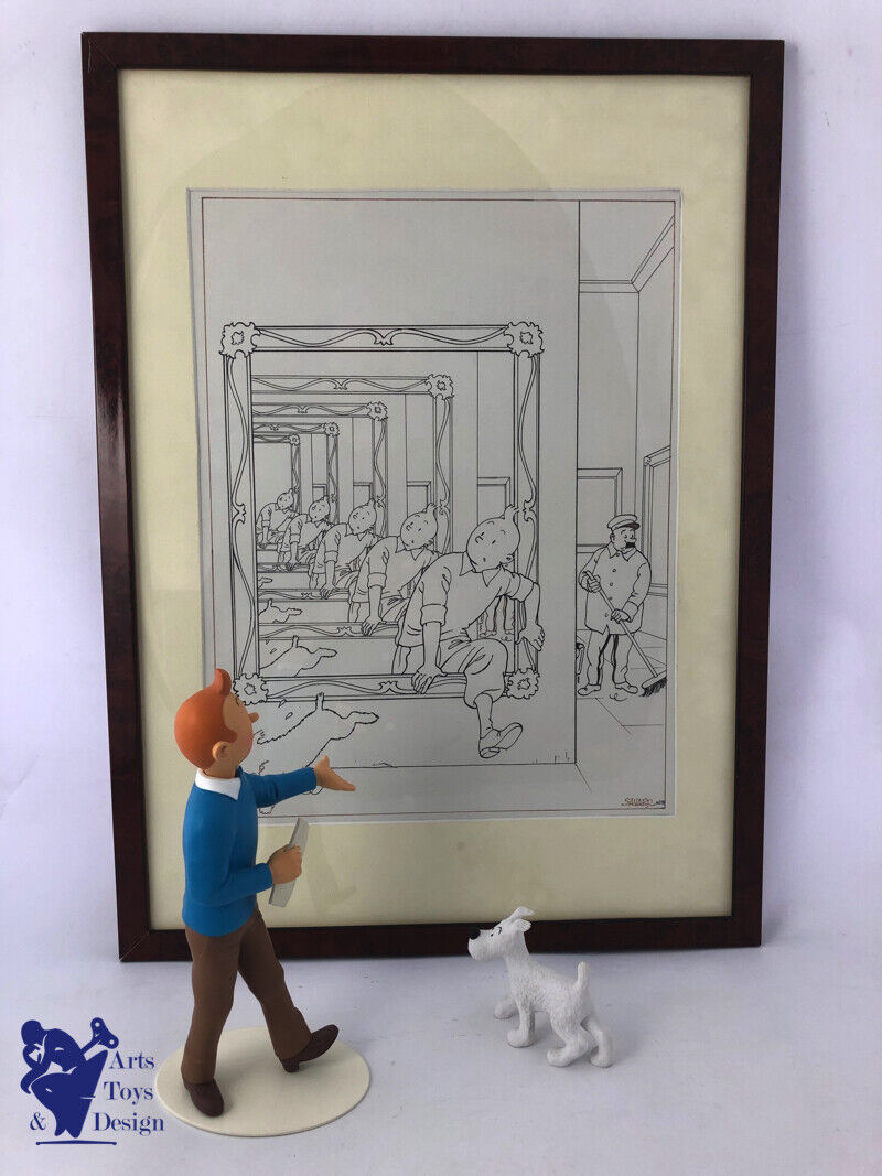 TINTIN HERGE MOULINSART LEBLON MUSEE IMAGINAIRE 2016 AV BOITE CERTIFICAT