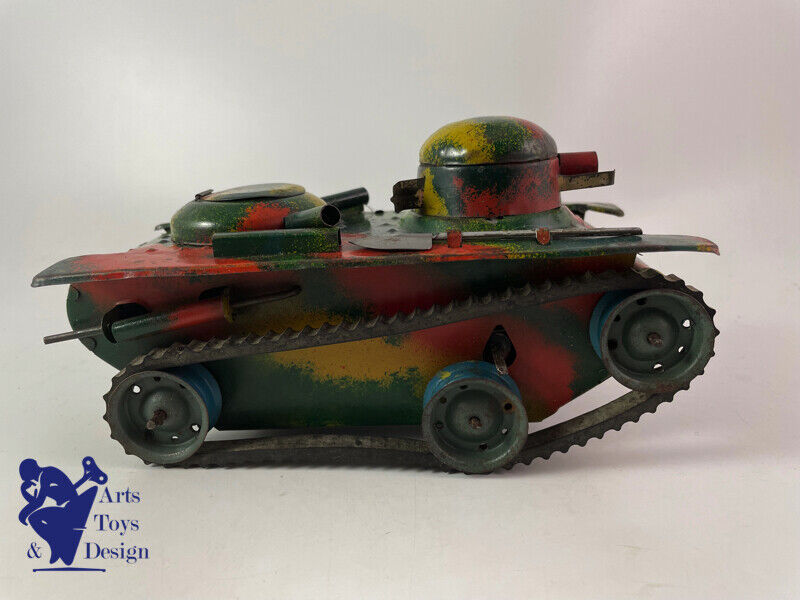 Antique toy Joustra Ref 406 ex factory collection Leonard tank c.1936