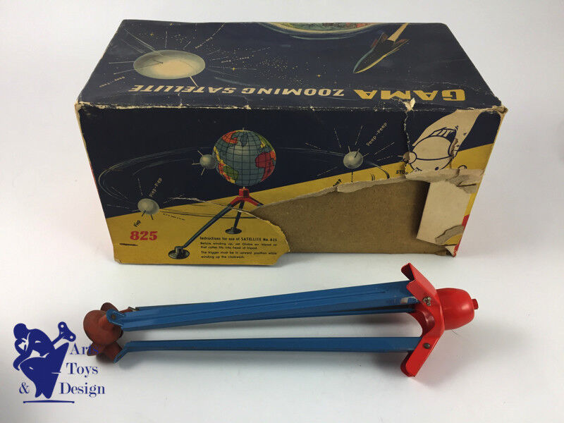 JOUET ANCIEN GAMA NO JOUSTRA REF 825 ZOOMING SATELLITE AV BOITE