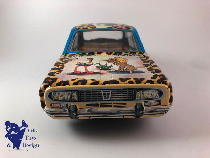 JOUET ANCIEN PAYA 8064 1/12° RENAULT 12 S SAFARI TOLE FRICTION 37CM VERS 1970