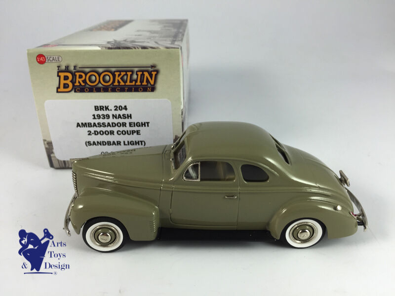 1/43 BROOKLIN 204 NASH AMBASSADOR EIGHT 2 DOOR COUPE 1939