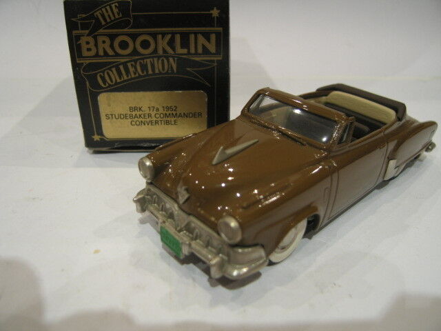 1/43 BROOKLIN 17 STUDEBAKER COMMANDER CONVERTIBLE 1952