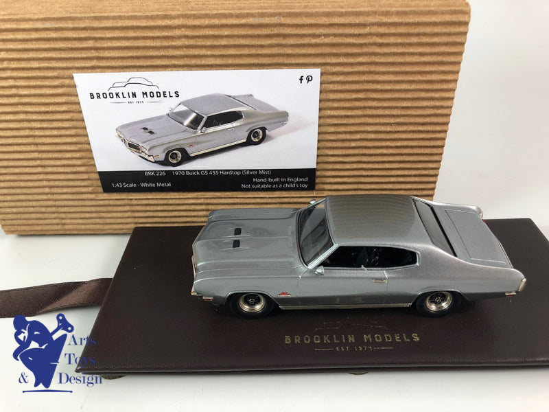 1/43 BROOKLIN 226 BUICK GS 455 HARDTOP 1970 SILVER
