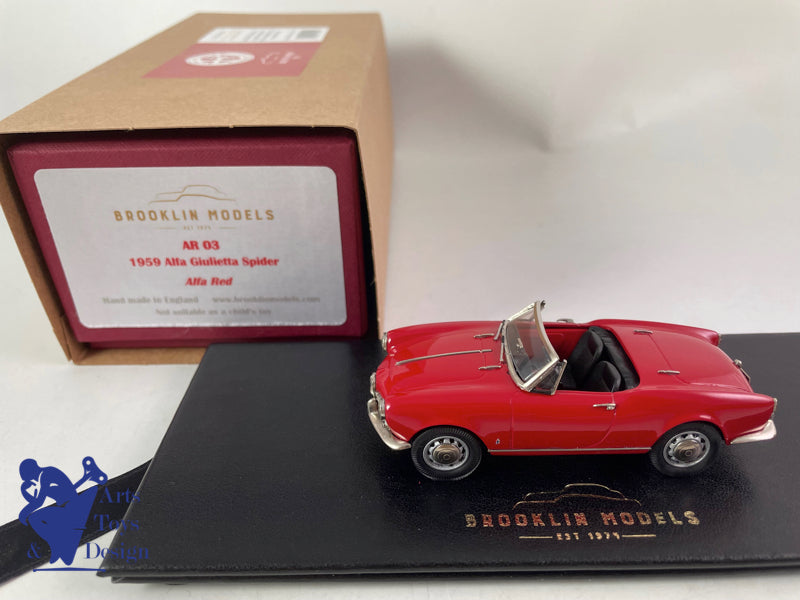 1/43 Brooklin AR03 Alfa Romeo Giulietta Spider 1959