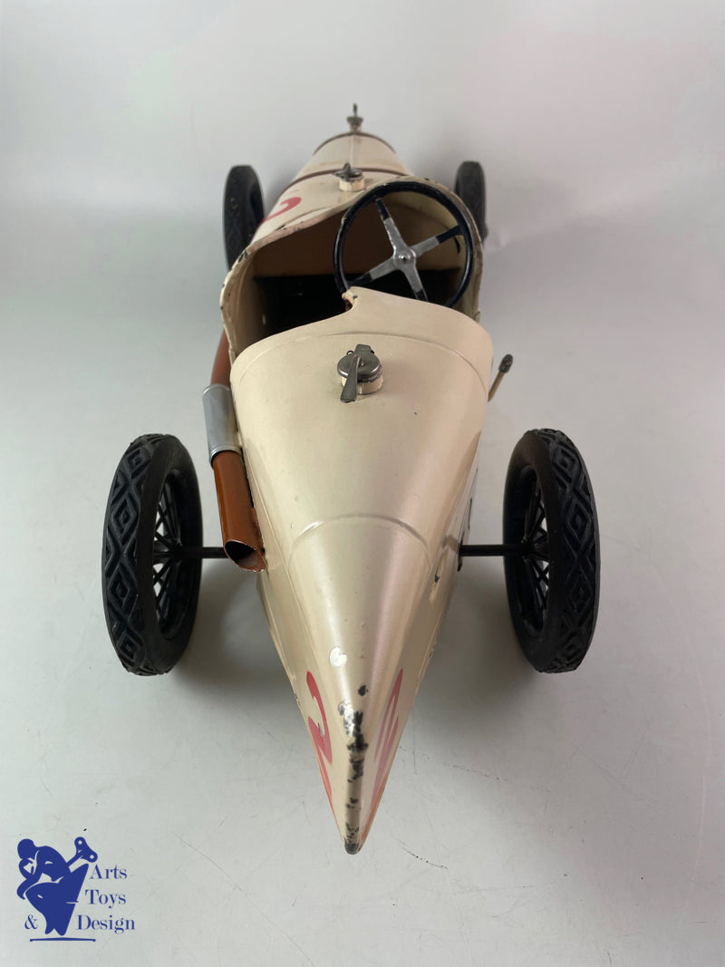 CIJ ALFA ROMEO P2 VOITURE DE COURSE 1930 53CM JOUET ANCIEN