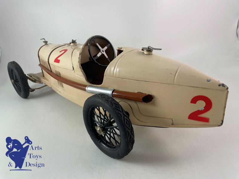 CIJ ALFA ROMEO P2 VOITURE DE COURSE 1930 53CM JOUET ANCIEN