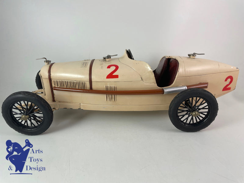CIJ ALFA ROMEO P2 VOITURE DE COURSE 1930 53CM JOUET ANCIEN