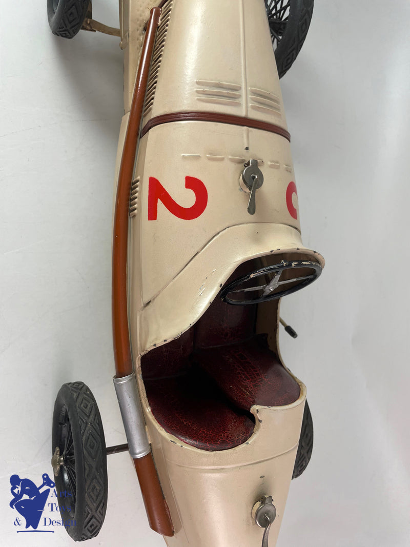 CIJ ALFA ROMEO P2 VOITURE DE COURSE 1930 53CM JOUET ANCIEN