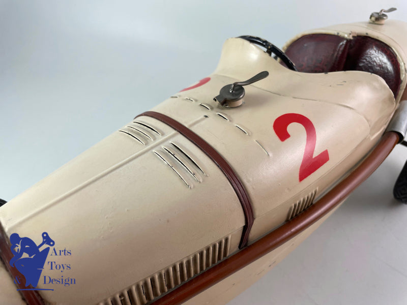 CIJ ALFA ROMEO P2 VOITURE DE COURSE 1930 53CM JOUET ANCIEN