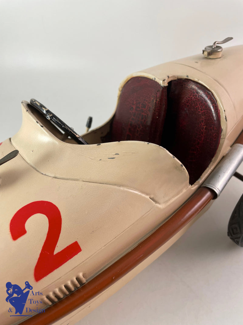 CIJ ALFA ROMEO P2 VOITURE DE COURSE 1930 53CM JOUET ANCIEN