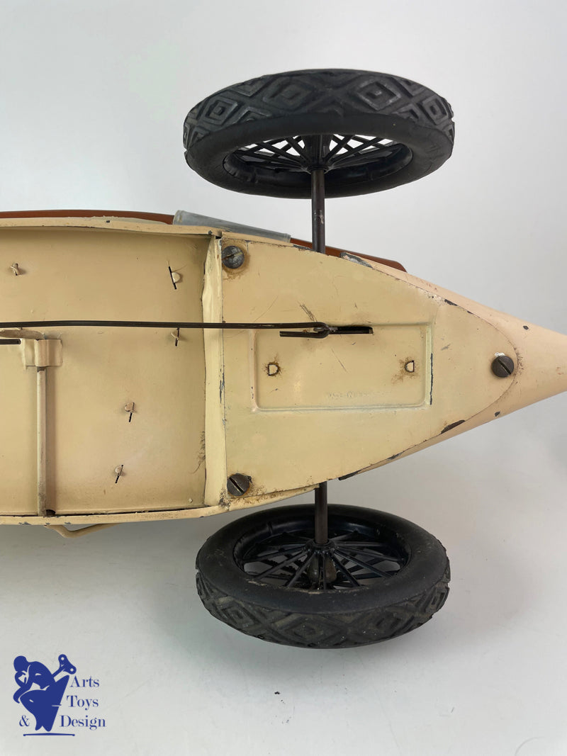 CIJ ALFA ROMEO P2 VOITURE DE COURSE 1930 53CM JOUET ANCIEN