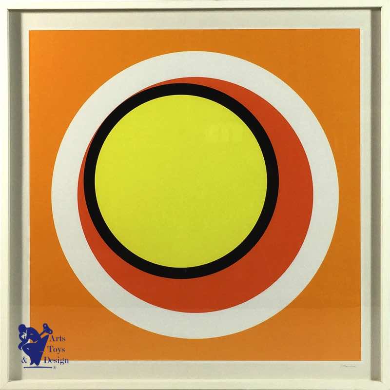 Genevieve Claisse 1935-2018 Composition Serigraphy signed Numbered