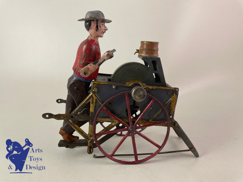 ANTIQUE TOY CR CHARLES ROSSIGNOL THE GRINDER TYPE 1 CIRCA 1900