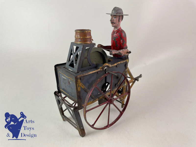 ANTIQUE TOY CR CHARLES ROSSIGNOL THE GRINDER TYPE 1 CIRCA 1900