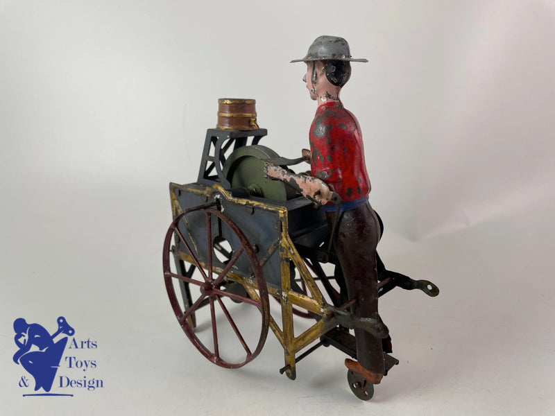 ANTIQUE TOY CR CHARLES ROSSIGNOL THE GRINDER TYPE 1 CIRCA 1900