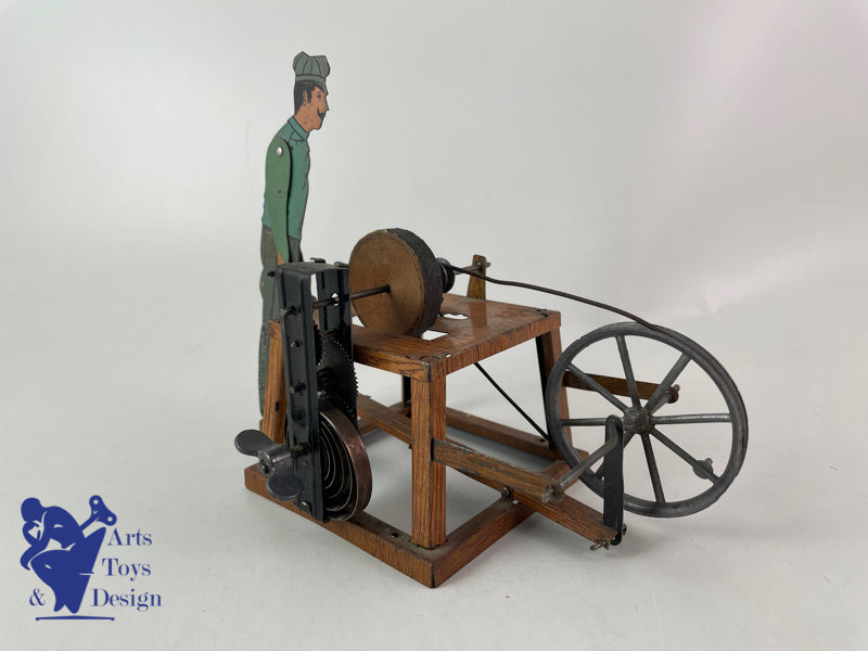 Antique toy Bing Germany The Grinder Clockwork circa 1920