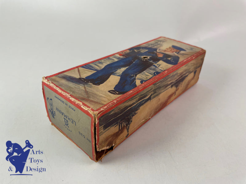 JOUET ANCIEN LEHMANN 535 MARIN DANSANT MECANIQUE A PARTIR DE 1904 H 19CM