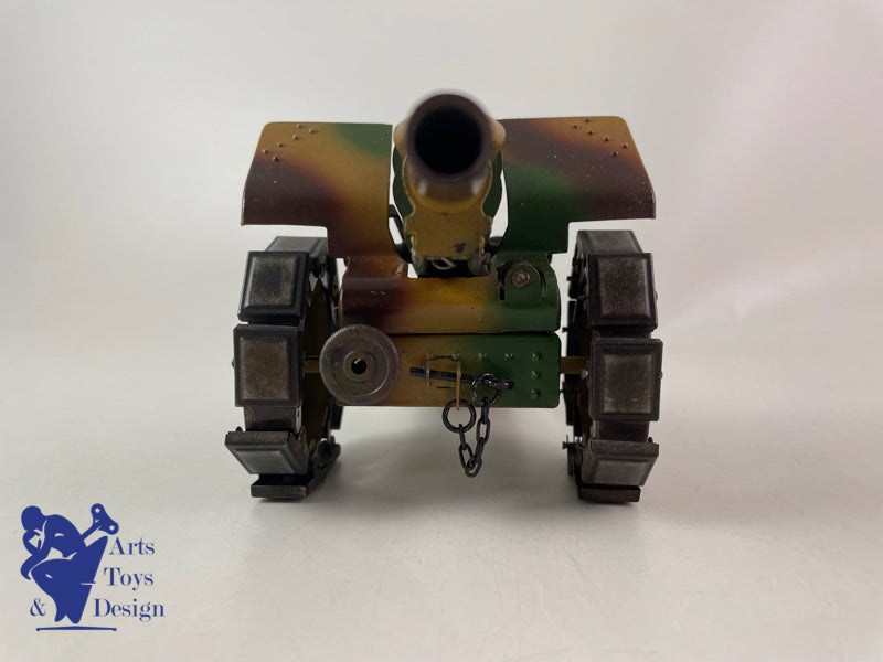 JOUET ANCIEN LINEOL 822 CANON MILITAIRE VERS 1937 L28CM