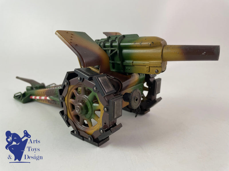 JOUET ANCIEN LINEOL 822 CANON MILITAIRE VERS 1937 L28CM