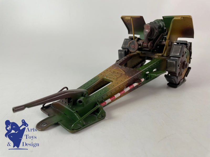 JOUET ANCIEN LINEOL 822 CANON MILITAIRE VERS 1937 L28CM