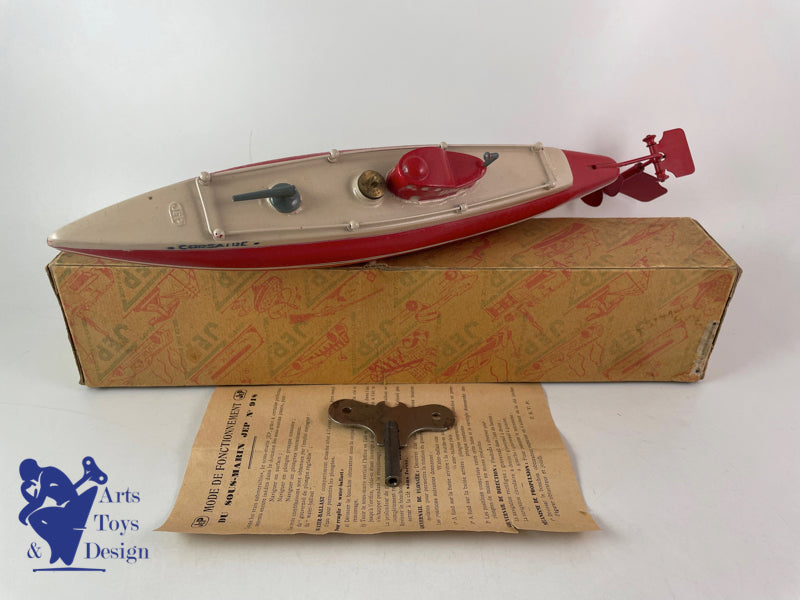 JEP 918 SOUS MARIN LE CORSAIRE 1936 41CM JOUET ANCIEN
