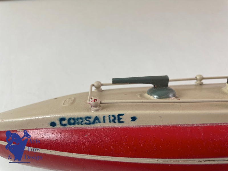 JEP 918 SOUS MARIN LE CORSAIRE 1936 41CM JOUET ANCIEN
