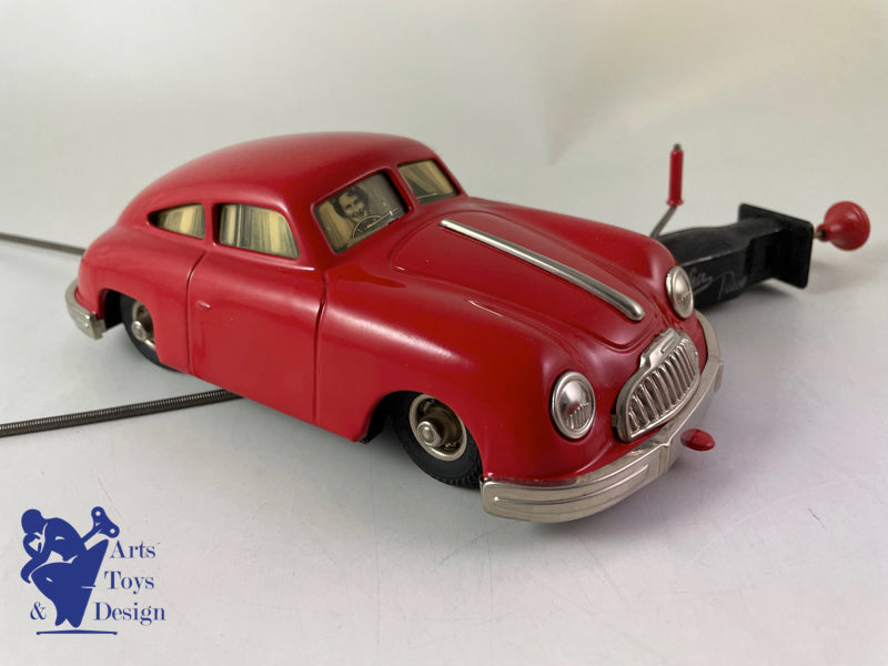 JOUET ANCIEN GESCHA 559 PORSCHE 356 AUTO FOX VERS 1950 L 21CM