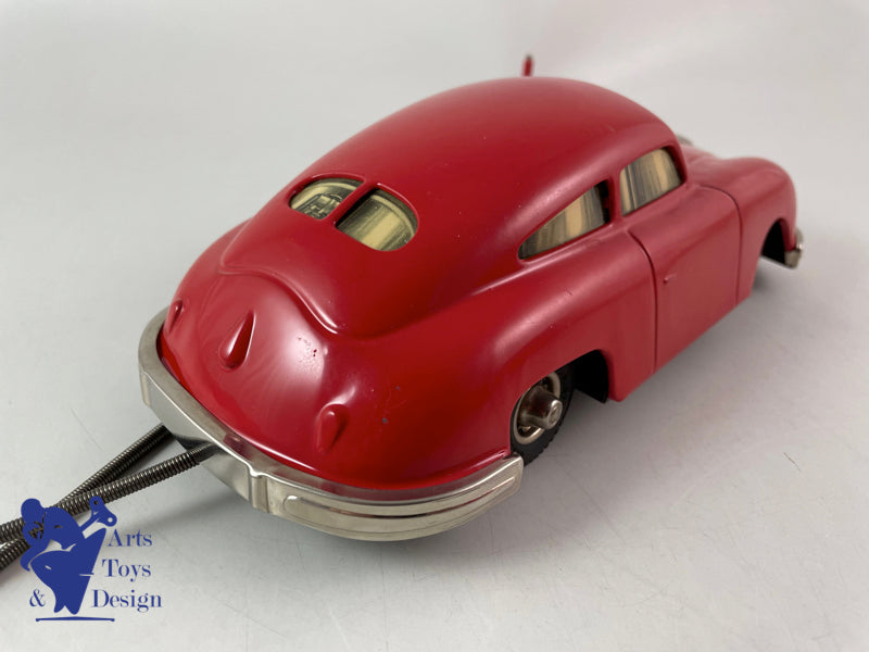 JOUET ANCIEN GESCHA 559 PORSCHE 356 AUTO FOX VERS 1950 L 21CM