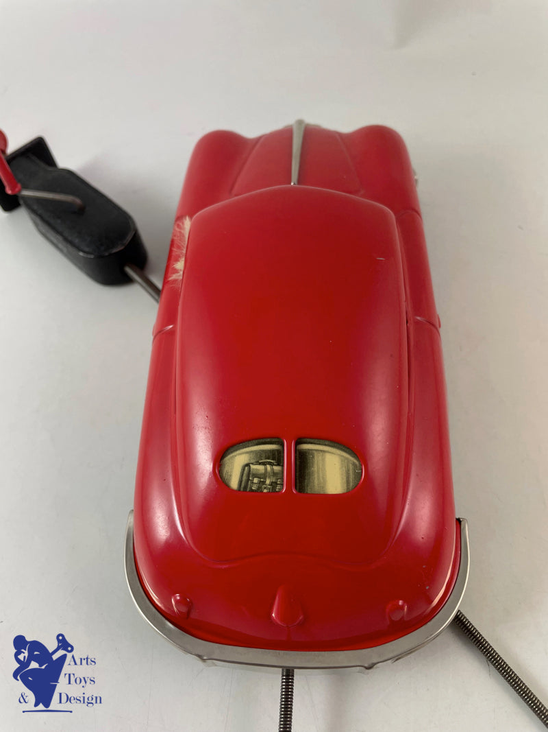 JOUET ANCIEN GESCHA 559 PORSCHE 356 AUTO FOX VERS 1950 L 21CM