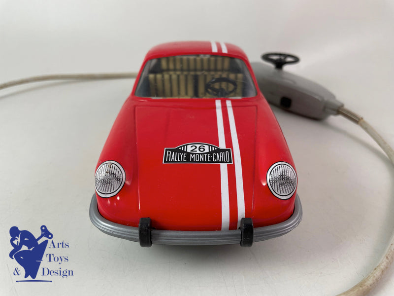 JOUET ANCIEN JOUSTRA 2824 PORSCHE 912 RALLYE VERS 1970 L 23CM