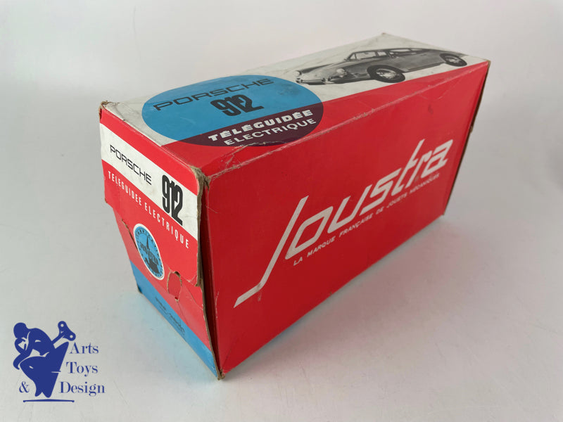 JOUET ANCIEN JOUSTRA 2824 PORSCHE 912 RALLYE VERS 1970 L 23CM