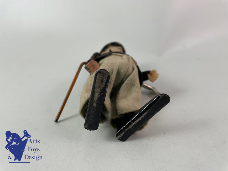 JOUET ANCIEN SCHUCO 1454 CHARLIE CHAPLIN CHARLOT VERS 1920 H 17CM
