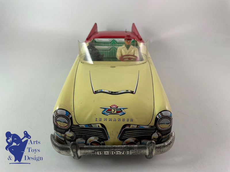 Antique toys Joustra 2023 luxury giant convertible car circa 1957 l 43cm