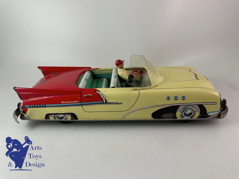 Antique toys Joustra 2023 luxury giant convertible car circa 1957 l 43cm
