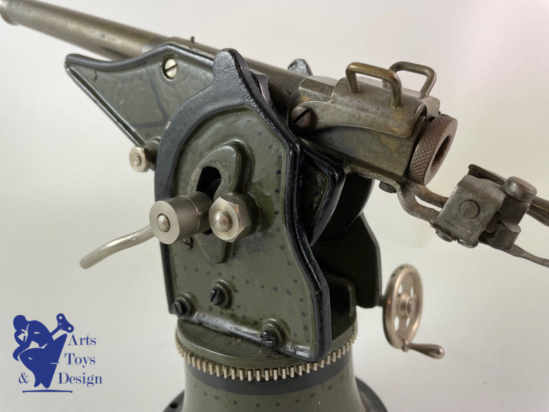 JOUET ANCIEN MARKLIN 8056/2 MILITAIRE CANON DE COTE VERS 1930 H 25CM
