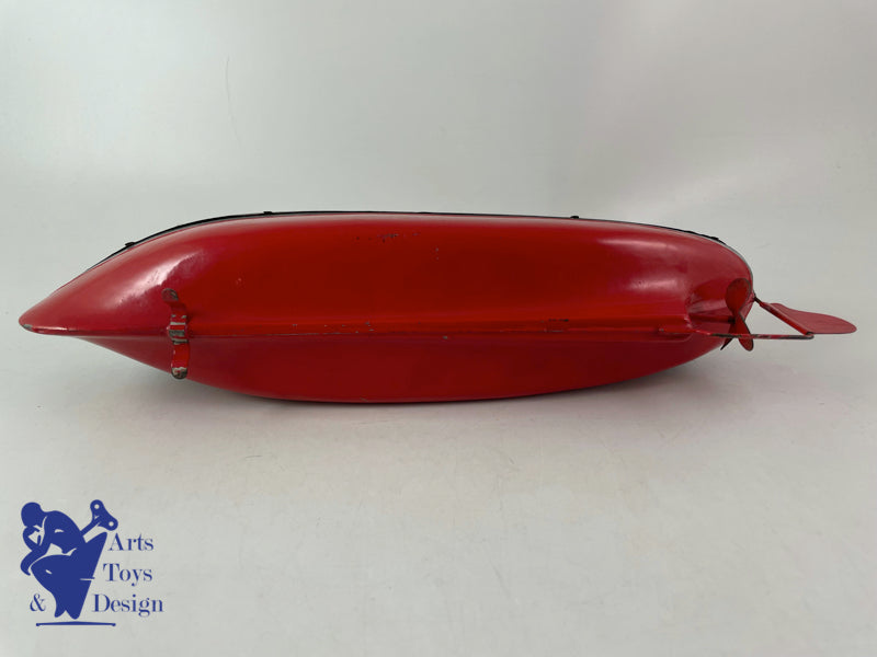 JOUET ANCIEN FLEISHMANN BATEAU LINER MECANIQUE 32CM VERS 1930