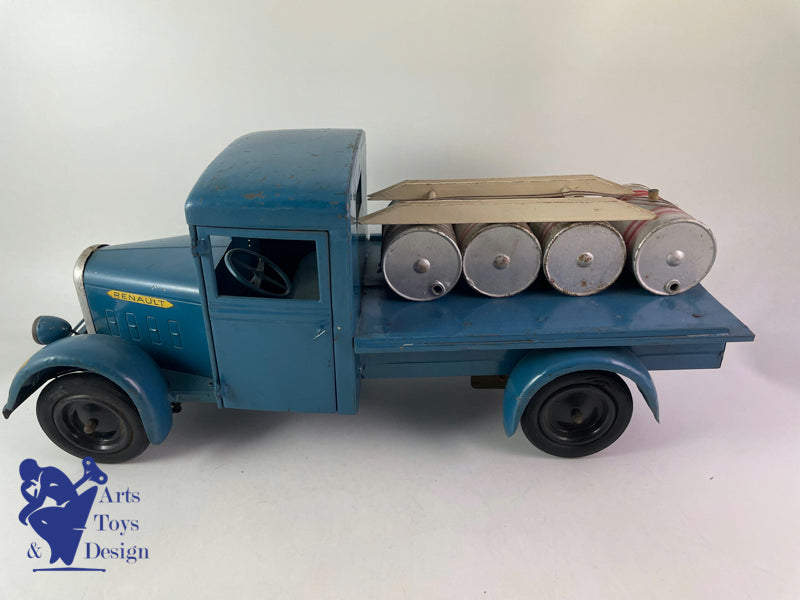 JOUET ANCIEN CIJ 6/15 CAMION RENAULT 5T CARBURANTS MECANIQUE 1950