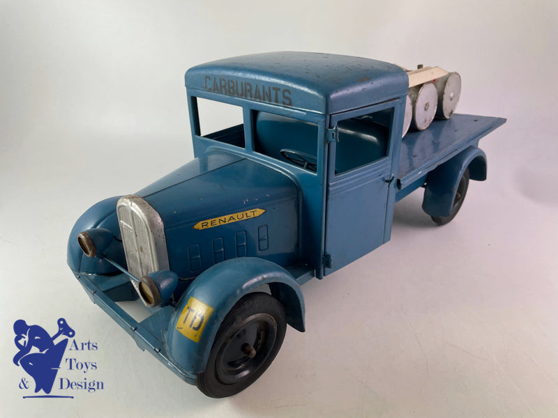 JOUET ANCIEN CIJ 6/15 CAMION RENAULT 5T CARBURANTS MECANIQUE 1950
